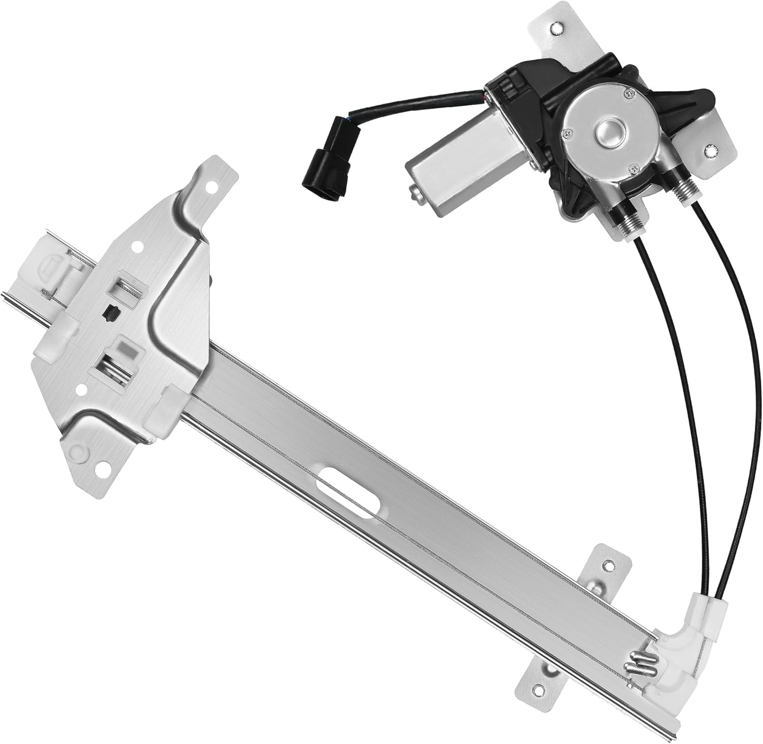 Installing XIMAKA Rear Driver Power Window Regulator Metal Plastic on a wooden workbench