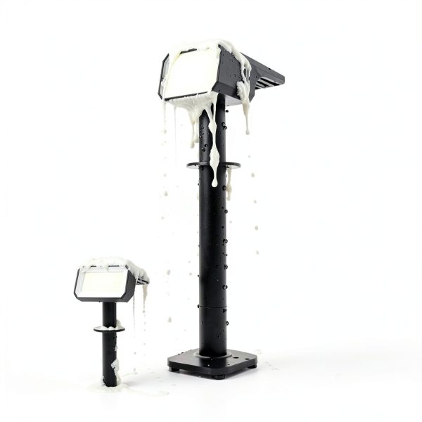 Solar Spot Lights Outdoor Flaow 10 Pack Warm White Spotlight 118LED-4