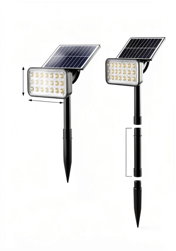 Solar Spotlights JACKYLED 84-LED 4 Pack Waterproof Adjustable-5